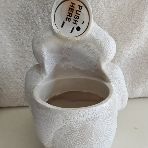 Halloween Display - Ghost Bowl/Planter and Pumpkin Candle Holder - Picture 3 of 8